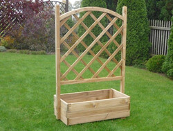 Donico-pergola LEKKA na bazie donicy 90x50x30,5cm