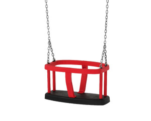 Siedzisko kubełkowe "PURE" z łańcuchami na publiczne place zabaw