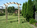 Pergola z łukiem, W=150cm